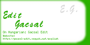 edit gacsal business card